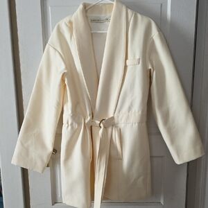 SHADES OF GREY BY MICAH COHEN Cream Women's Trench Coat